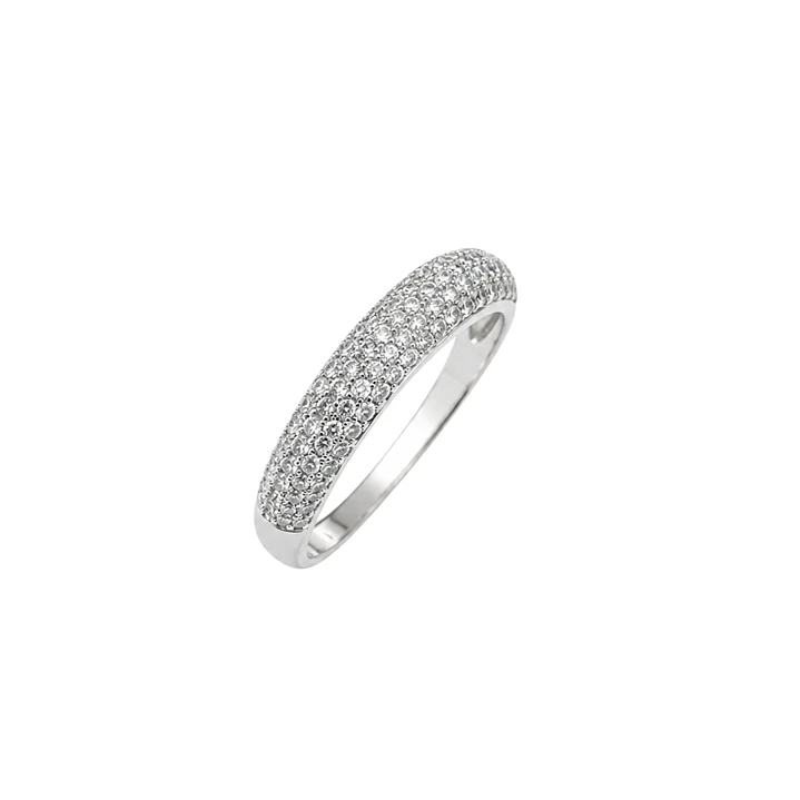 Anillo de Plata Esterlina 925 Riel 4 Circon 1