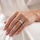 Anillo de Plata Esterlina 925 Riel 4 Circon - Miniatura 4