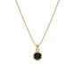 Colgante Oro Miel 18kt Sol con Garras de Onix 5mm - Miniatura 3