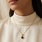 Colgante Oro Miel 18kt Sol con Garras de Onix 5mm - Miniatura 4