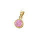Colgante Oro Miel 18kt Sol con Garras de Rosa de Francia 5mm - Miniatura 1