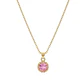 Colgante Oro Miel 18kt Sol con Garras de Rosa de Francia 5mm - Miniatura 3