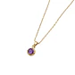 Colgante Oro Miel 18kt Sol con Garras de Amatista 5mm - Miniatura 2