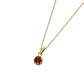 Colgante Oro Miel 18kt Sol con Garras de Rubi 4mm - Miniatura 2