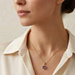 Colgante Oro Miel 18kt Sol con Garras de Amatista 4mm - Miniatura 4