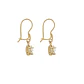 Aros Oro Miel 18kt Colgante con Circon 5x7mm - Miniatura 3