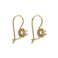 Aros Oro Miel 18kt Colgante con Circon 5mm - Miniatura 3