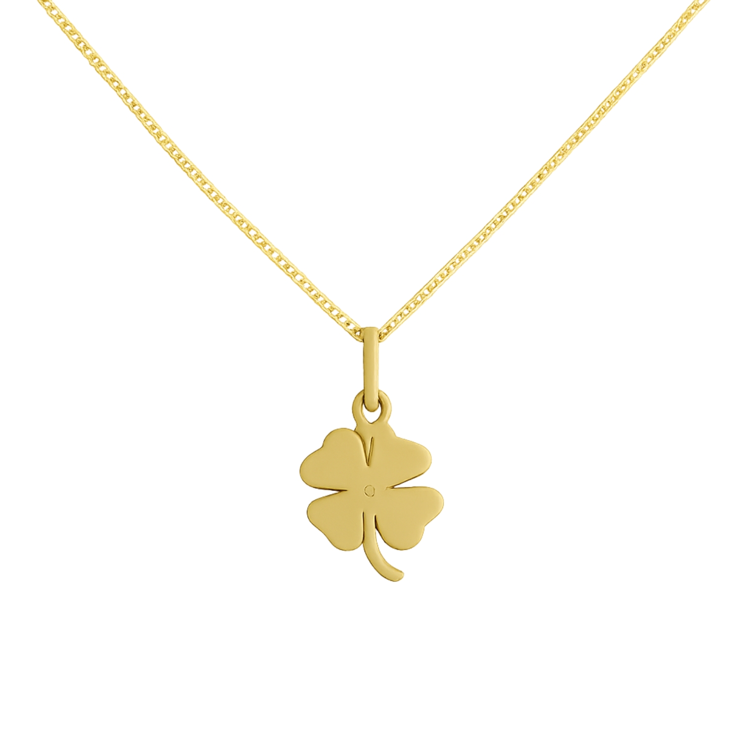 Colgante Oro 18kt Trébol de 4 Hojas 6