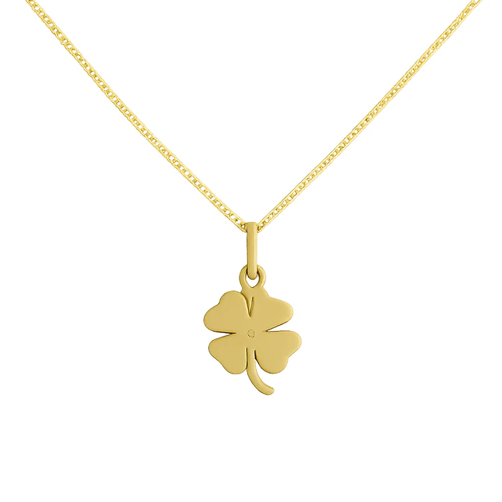 Colgante Oro 18kt Trébol de 4 Hojas 6