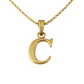 Colgante Oro 18kt Letra C - Miniatura 5
