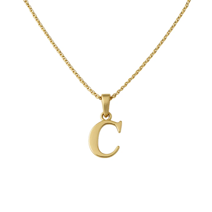 Colgante Oro 18kt Letra C 6