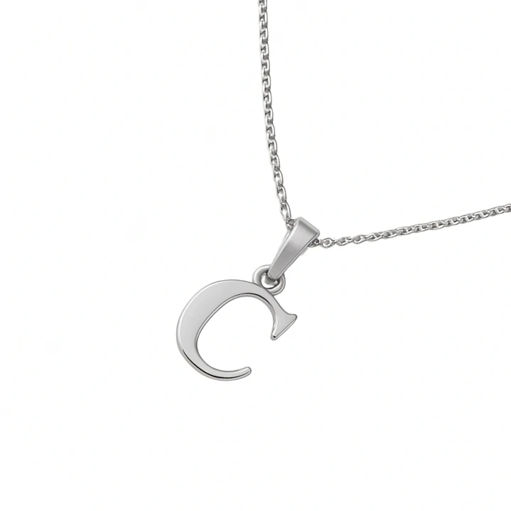 Colgante Oro 18kt Letra C 8