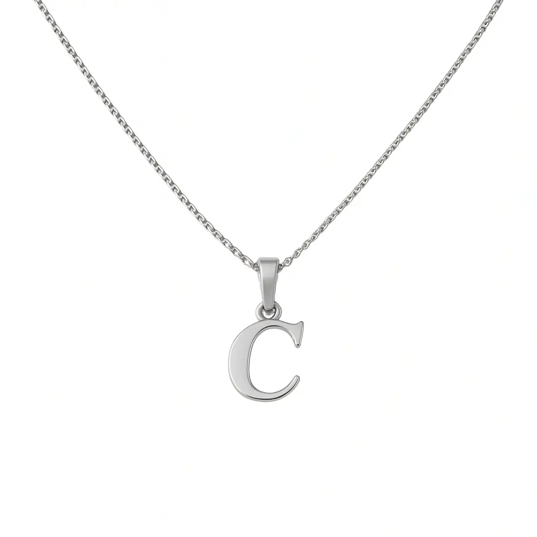 Colgante Oro 18kt Letra C 9