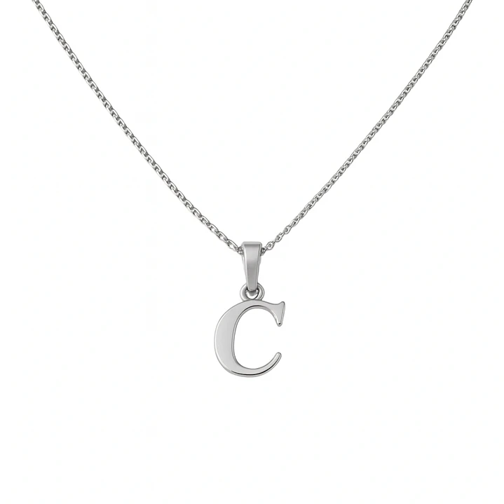Colgante Oro 18kt Letra C 9