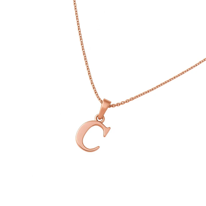 Colgante Oro 18kt Letra C 11