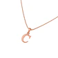 Colgante Oro 18kt Letra C - Miniatura 11