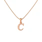 Colgante Oro 18kt Letra C - Miniatura 12
