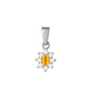 Colgante Oro 18kt Clásico Floral con Circonitas - Miniatura 7