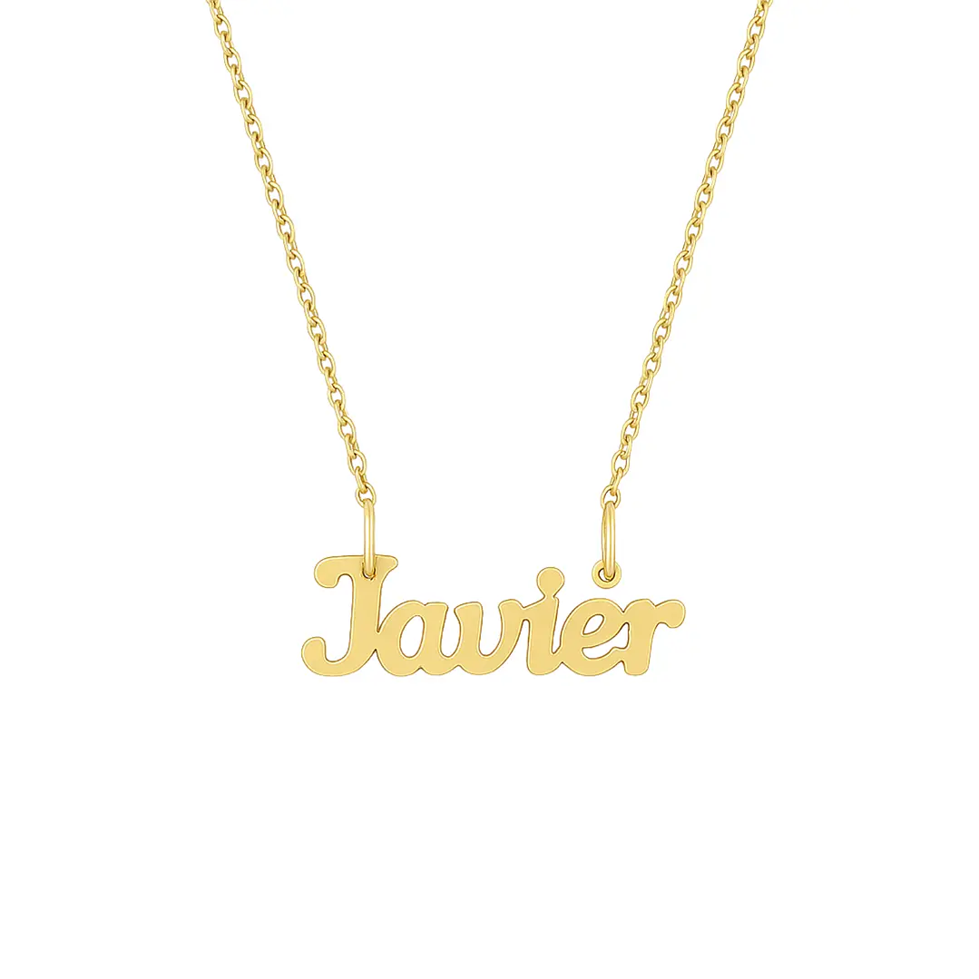 Colgante Oro 18kt Nombre 
