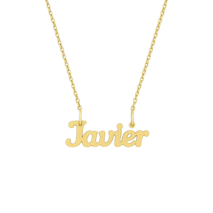 Colgante Oro 18kt Nombre 