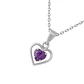 Colgante Oro 18kt Doble Corazón y Circonita - Miniatura 9