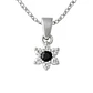 Colgante Oro 18kt Flor y Circonitas - Miniatura 8