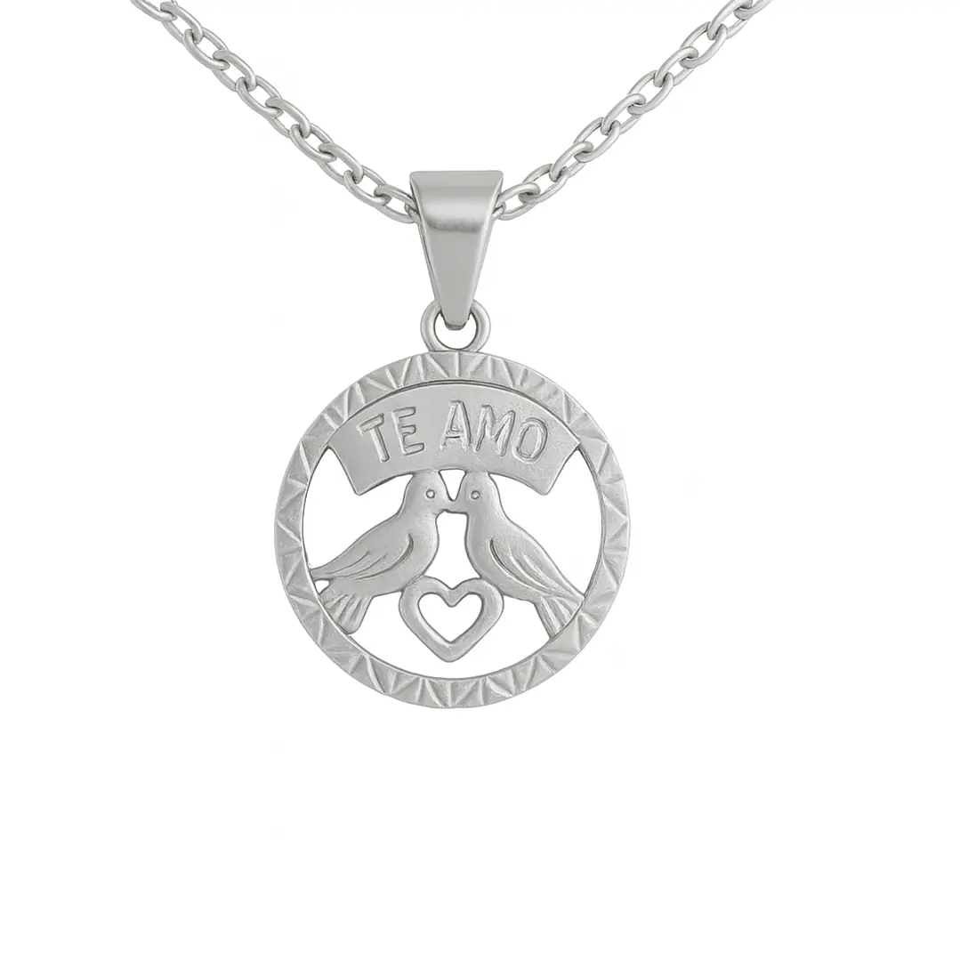 Colgante Oro 18kt Pajaritos 
