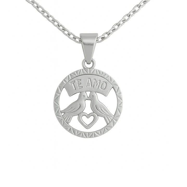 Colgante Oro 18kt Pajaritos 