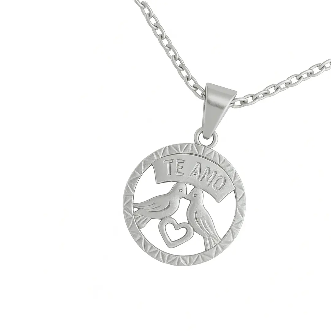 Colgante Oro 18kt Pajaritos 