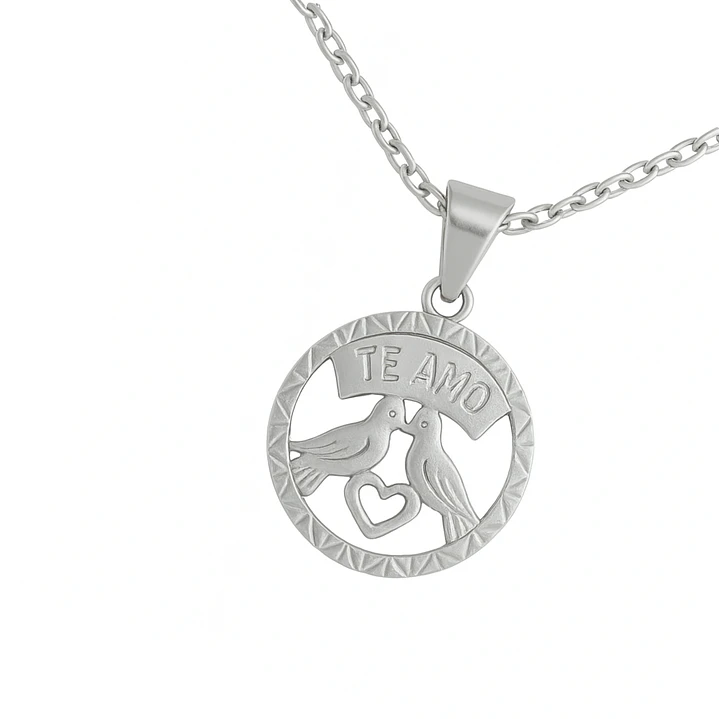 Colgante Oro 18kt Pajaritos 