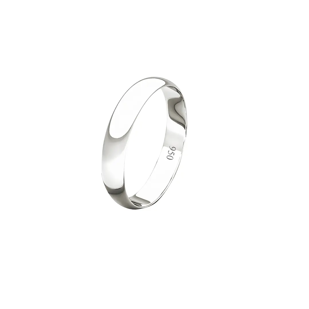 Argolla de Matrimonio Plata 950 3mm Bari 1