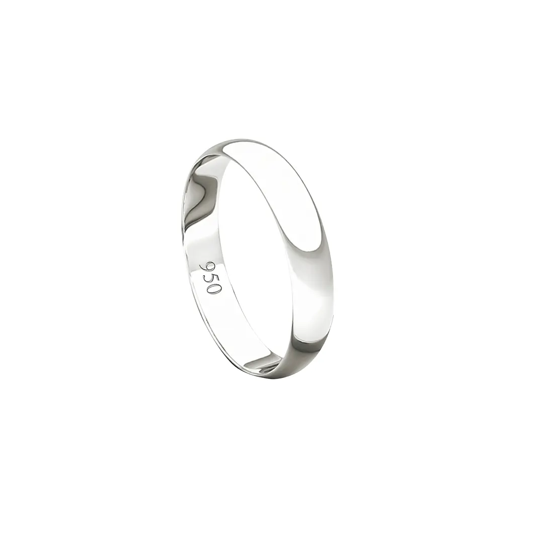 Argolla de Matrimonio Plata 950 3mm Bari 3