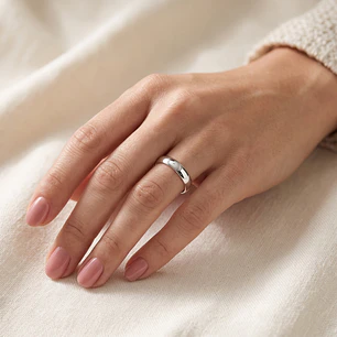 Argolla de Matrimonio Plata 950 3mm Bari