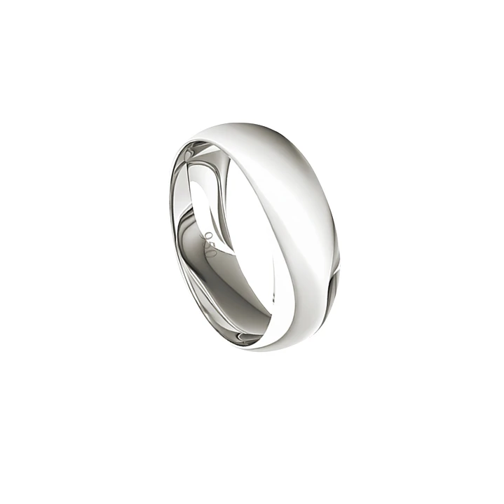 Argolla de Matrimonio Plata 950 6mm Argos 3