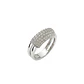 Anillo de Oro Blanco 18kt con Diamantes de 54 Puntos Totales Corte Brillante SI/H - By Danielle Costantini - Miniatura 1