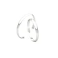 Par de Argollas de Matrimonio Plata 950 2mm Verona - Miniatura 2
