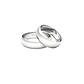 Par de Argollas Matrimonio Plata 950 6mm Argos - Miniatura 3