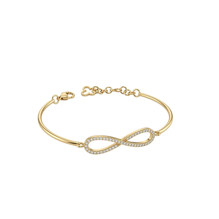 Pulsera Oro Amarillo 18Kt Infinito Diamantes 15pts 2