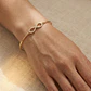 Pulsera Oro Amarillo 18Kt Infinito Diamantes 15pts - Miniatura 4