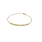 Pulsera Oro Rosado 18Kt Barra Sin Fin Diamantes 27Pts - Miniatura 1