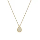 Collar de Oro 18Kt  Gota Diamantes 36Pts - Miniatura 3