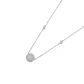 Collar Oro Blanco 18kt Circulo Diamantes 31Pts - Miniatura 1