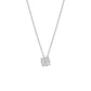 Collar Oro Blanco 18kt Punto de Luz Diamantes 31Pts - Miniatura 3