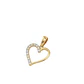 Colgante Oro 18Kt Corazon Circon - Miniatura 1