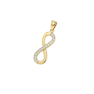 Colgante  Oro 18kt Infinito Circon