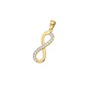 Colgante  Oro 18kt Infinito Circon - Miniatura 1