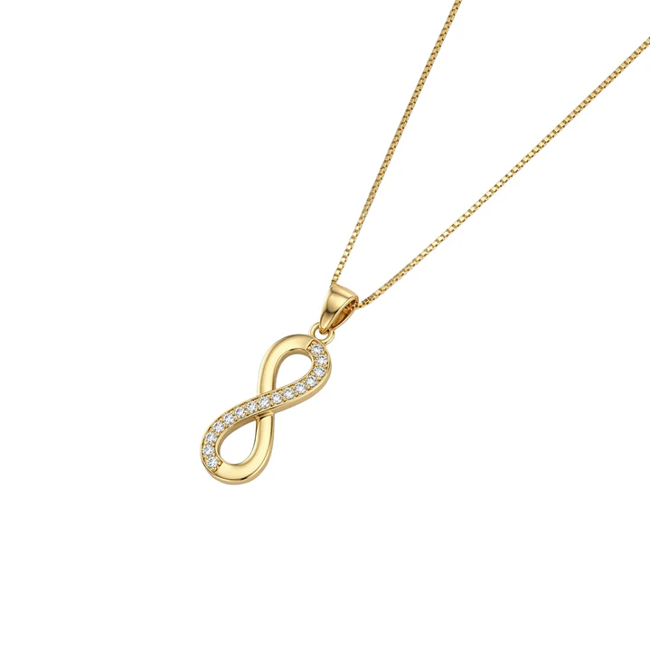 Colgante  Oro 18kt Infinito Circon 2