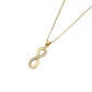 Colgante  Oro 18kt Infinito Circon - Miniatura 2