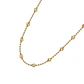 Collar  Oro 18kt Facetado Bolitas - Miniatura 2