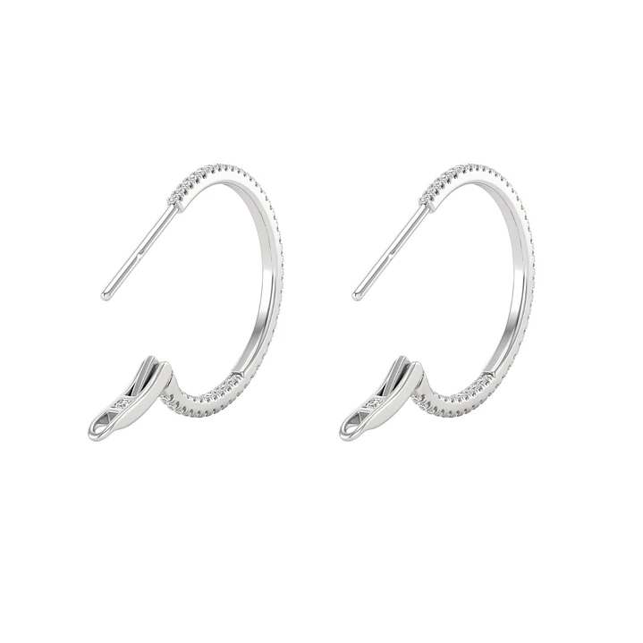 Aros Oro 18kt Argollas Diamantes 13Pts 2
